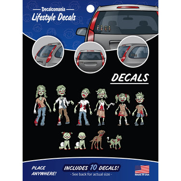Zombie Family Stickers